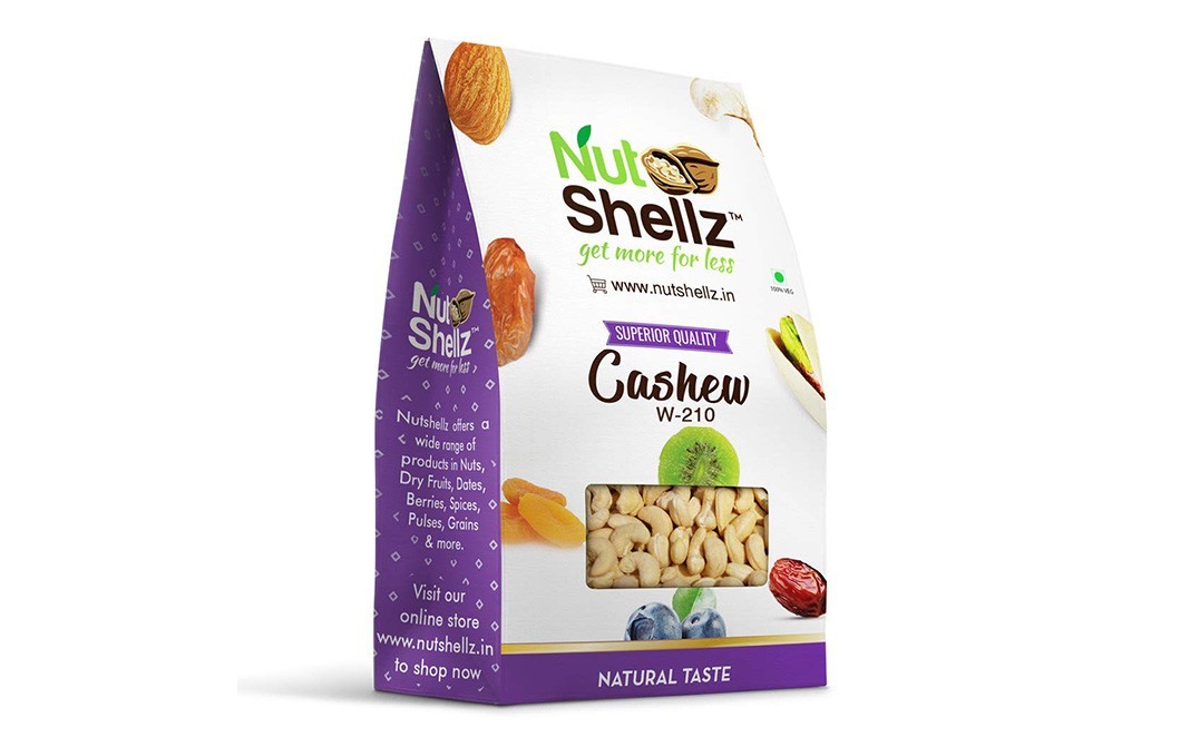 Nutshellz Cashew W-210    Box  100 grams